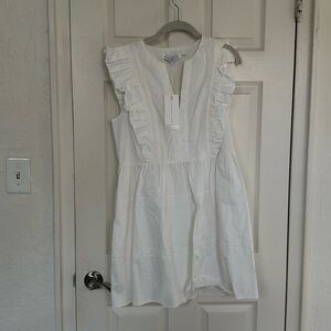 Endless Rose White Ruffle Mini Dress